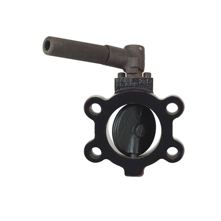 Dwyer Instruments Butterfly valve, 2-1/2in S.A.E. flange size SAE-25